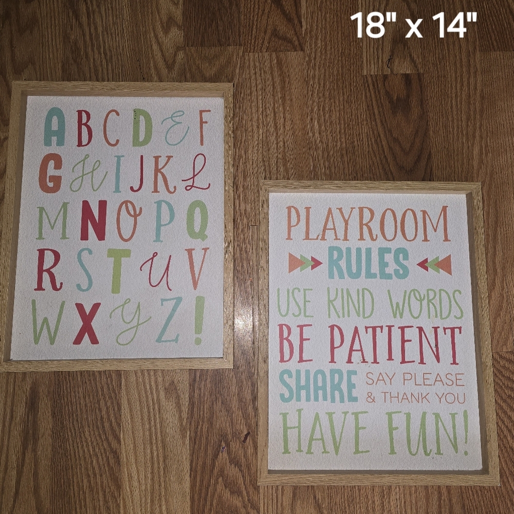 Playroom rules pictures